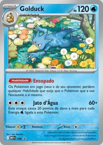 Carta Golduck #008 do set Mega Evolution Promos — Pokémon TCG | Bynx