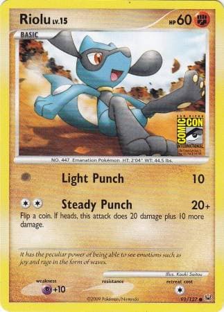 Riolu — Promos