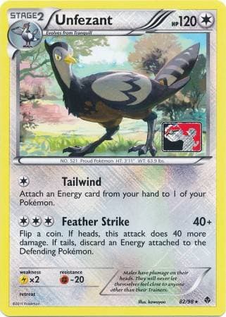 Carta Unfezant do set Promos — Pokémon TCG | Bynx