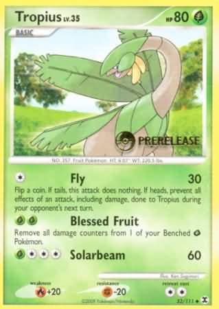 Carta Tropius do set PreRelease — Pokémon TCG | Bynx