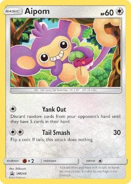 Carta Aipom do set Sol e Lua Promos — Pokémon TCG | Bynx