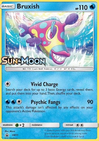Carta Bruxish do set Sol e Lua Promos — Pokémon TCG | Bynx