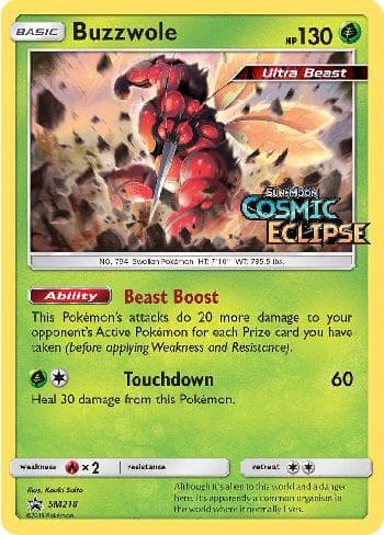 Carta Buzzwole do set Sol e Lua Promos — Pokémon TCG | Bynx