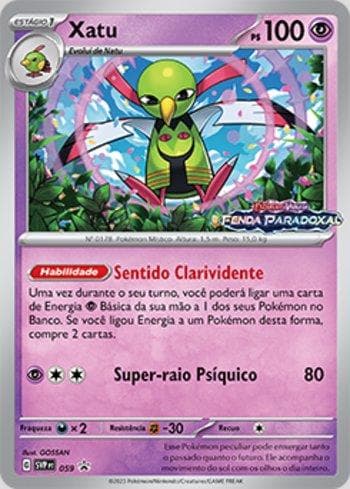 Carta Xatu 059/215 do set Escarlate e Violeta Promos — Pokémon TCG | Bynx