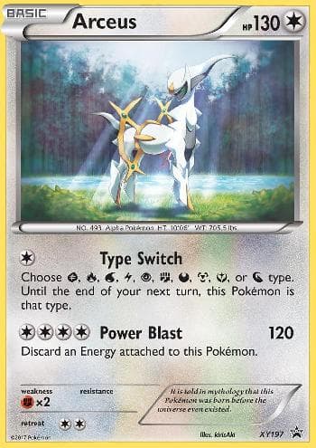 Carta Arceus do set XY Promos — Pokémon TCG | Bynx