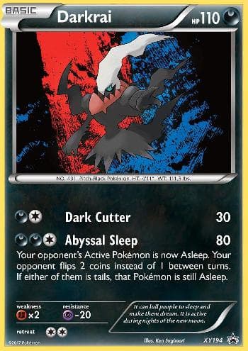 Carta Darkrai do set XY Promos — Pokémon TCG | Bynx