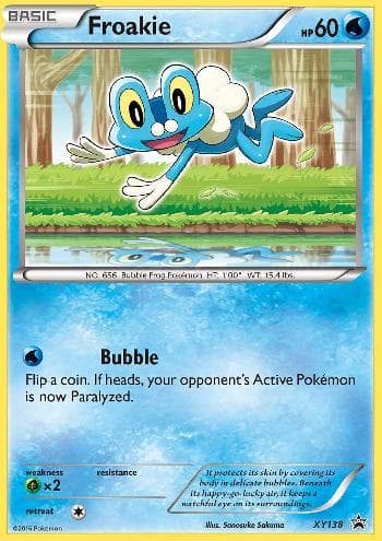 Carta Froakie do set XY Promos — Pokémon TCG | Bynx