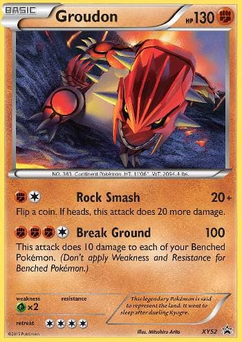 Groudon — XY Promos