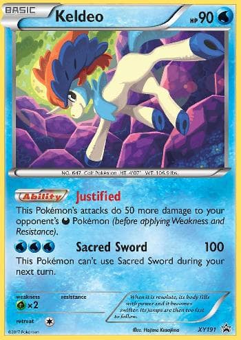 Carta Keldeo do set XY Promos — Pokémon TCG | Bynx