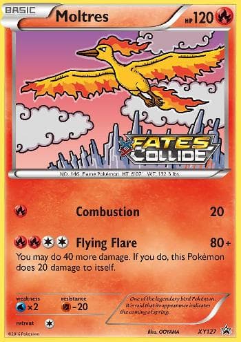 Carta Moltres do set XY Promos — Pokémon TCG | Bynx