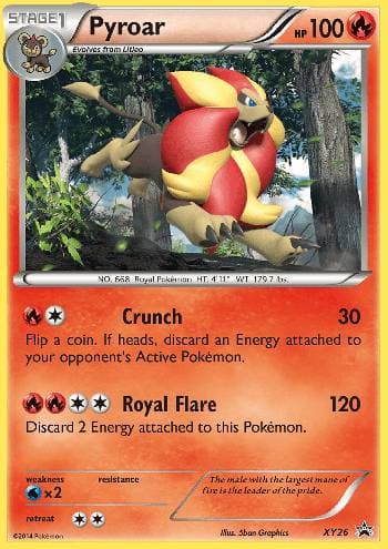 Carta Pyroar do set XY Promos — Pokémon TCG | Bynx