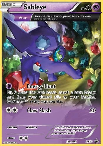 Carta Sableye do set XY Promos — Pokémon TCG | Bynx