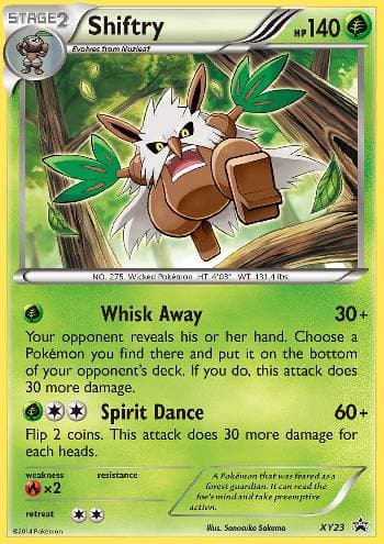 Carta Shiftry do set XY Promos — Pokémon TCG | Bynx