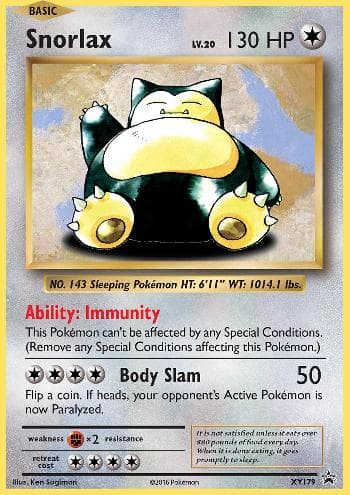 Snorlax — XY Promos