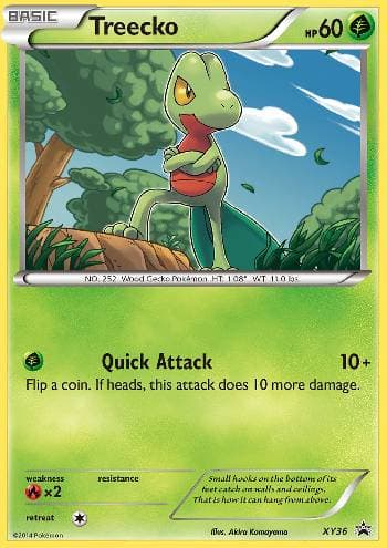 Carta Treecko do set XY Promos — Pokémon TCG | Bynx