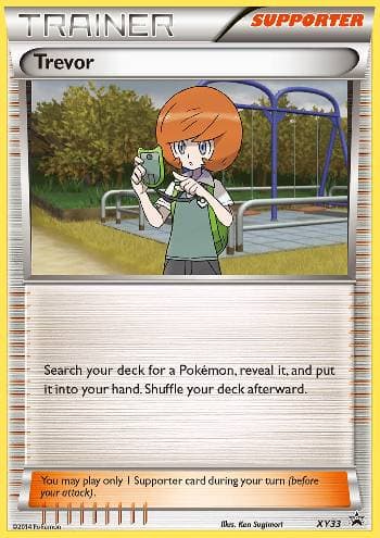 Carta Trevor do set XY Promos — Pokémon TCG | Bynx