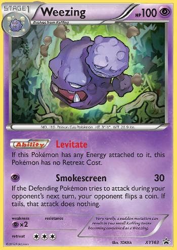 Carta Weezing do set XY Promos — Pokémon TCG | Bynx