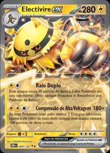 Carta Electivire ex — Pokémon TCG | Bynx