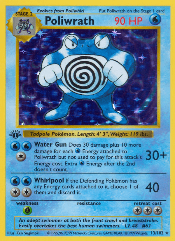 Carta Poliwrath 13/102 do set Base — Pokémon TCG | Bynx
