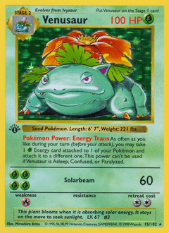 Venusaur 15/102 — Coleção Básica