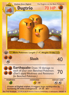 Dugtrio 19 — Base