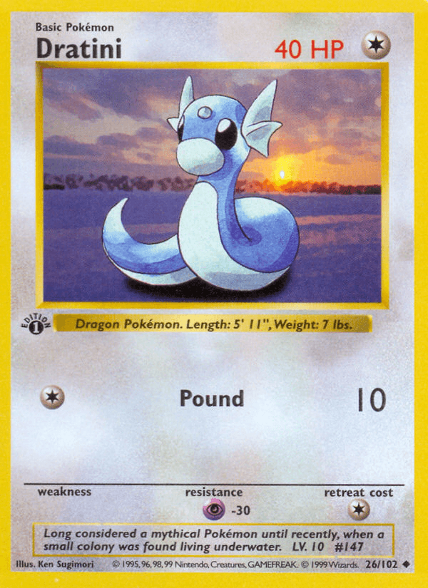 Carta Dratini 26/102 do set Base — Pokémon TCG | Bynx