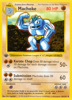 Machoke 34/102 — Coleção Básica