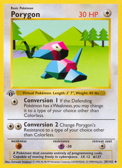 Porygon 39/102 — Coleção Básica