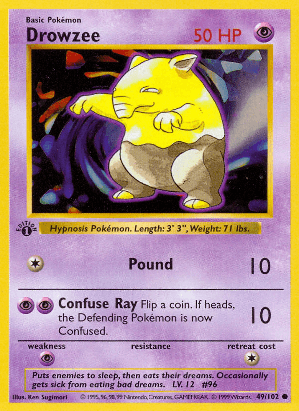 Carta Drowzee 49/102 do set Base — Pokémon TCG | Bynx