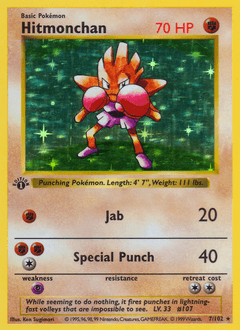 Hitmonchan 7/102 — Coleção Básica