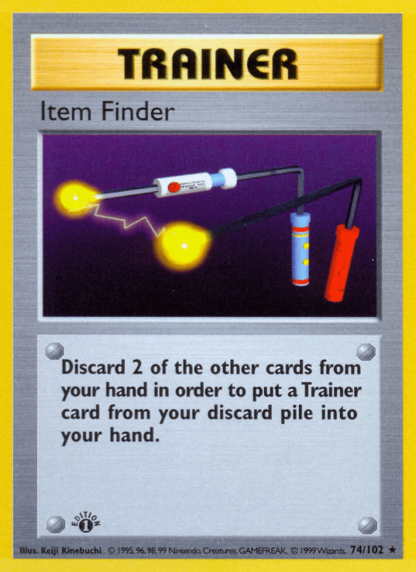 Carta Item Finder 74/102 do set Base — Pokémon TCG | Bynx