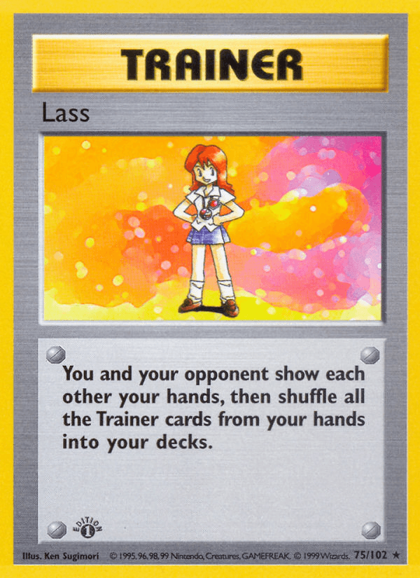 Carta Lass 75/102 do set Base — Pokémon TCG | Bynx