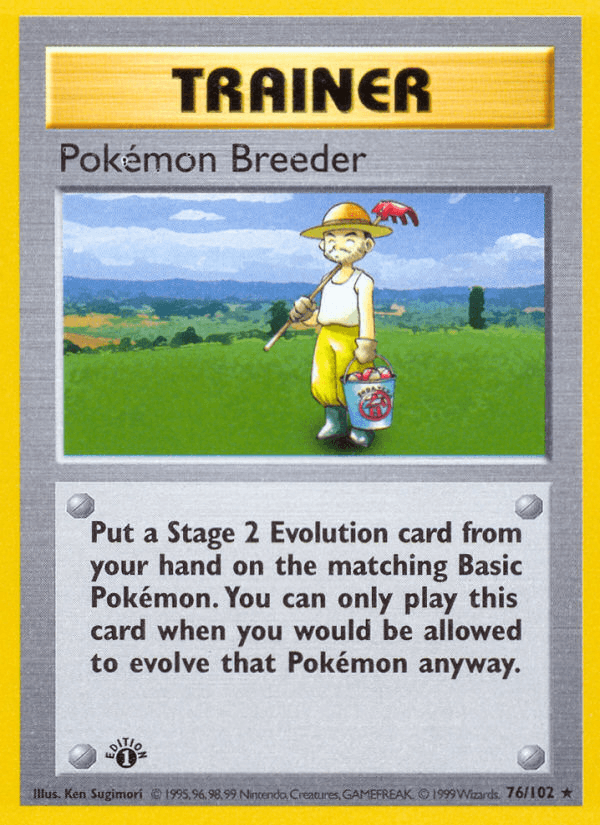 Carta Pokémon Breeder 76/102 do set Base — Pokémon TCG | Bynx