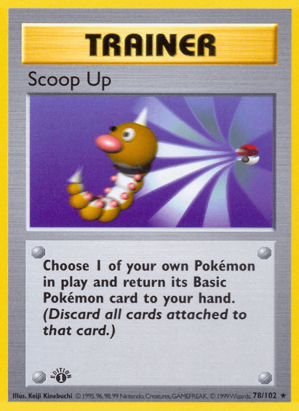 Carta Scoop Up 78/102 do set Base — Pokémon TCG | Bynx