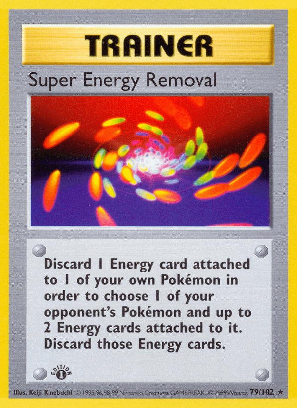 Carta Super Energy Removal 79/102 do set Base — Pokémon TCG | Bynx
