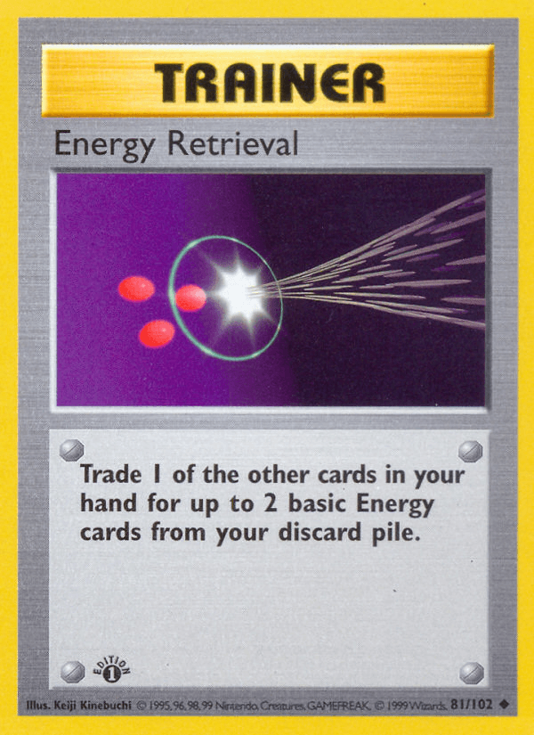 Carta Energy Retrieval 81/102 do set Base — Pokémon TCG | Bynx