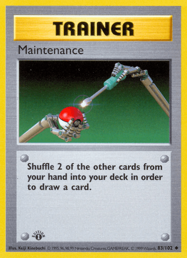Carta Maintenance 83/102 do set Base — Pokémon TCG | Bynx