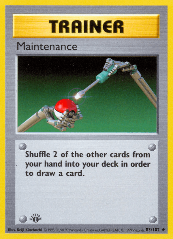 Carta Maintenance 83/102 do set Base — Pokémon TCG | Bynx