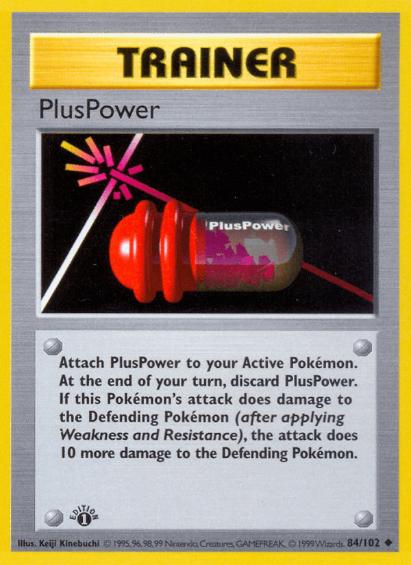 Carta PlusPower 84/102 do set Base — Pokémon TCG | Bynx