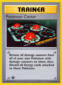 Pokémon Center 85/102 — Coleção Básica