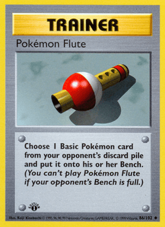 Pokémon Flute 86/102 — Coleção Básica