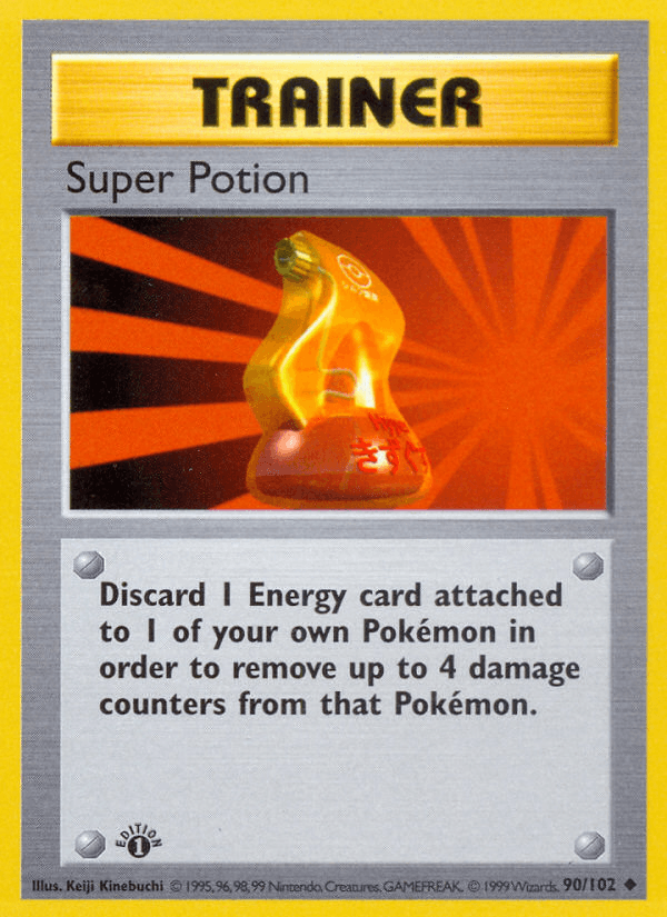 Carta Super Potion 90/102 do set Base — Pokémon TCG | Bynx