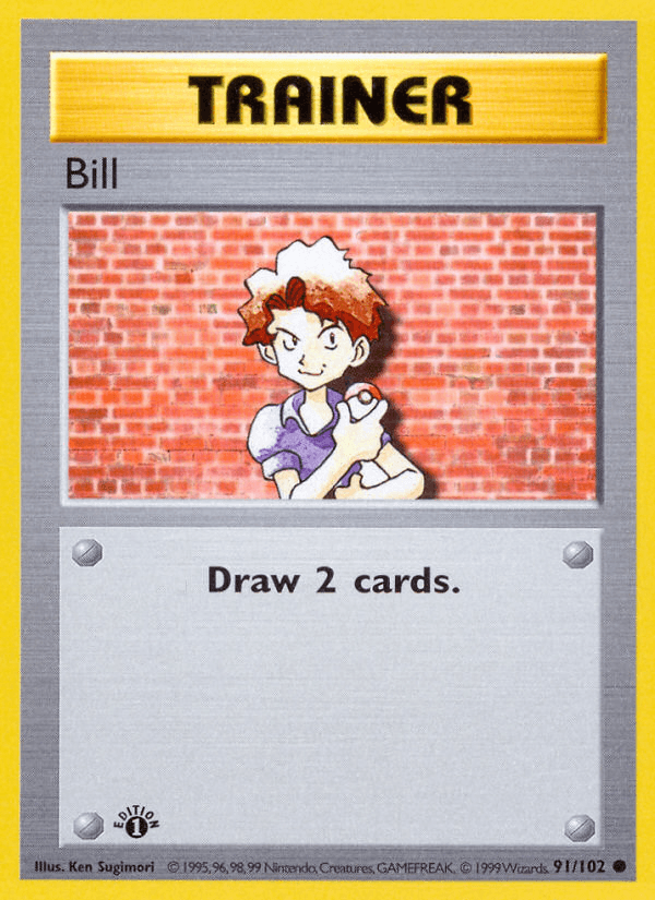 Carta Bill 91/102 do set Base — Pokémon TCG | Bynx