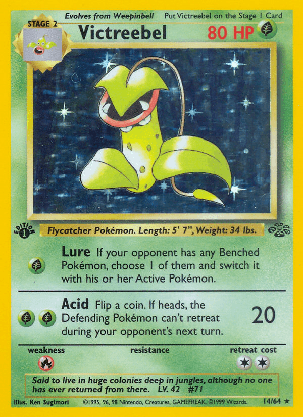 Carta Victreebel 14/64 do set Jungle — Pokémon TCG | Bynx
