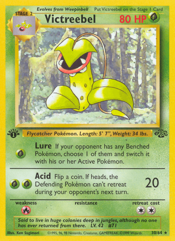 Carta Victreebel 30/64 do set Jungle — Pokémon TCG | Bynx