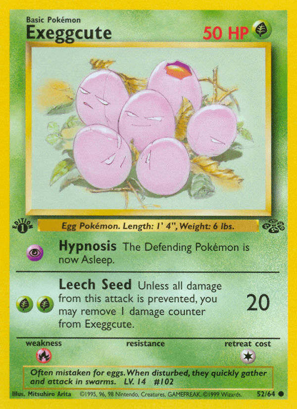 Carta Exeggcute 52/64 do set Jungle — Pokémon TCG | Bynx