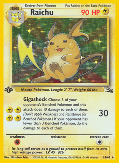 Raichu 14 — Fossil