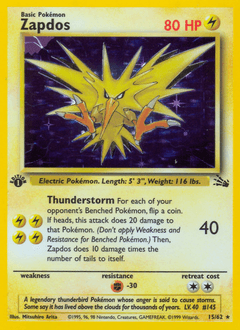 Zapdos 15/62 — Fóssil