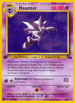 Haunter 21 — Fossil