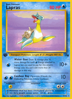 Lapras 25 — Fossil